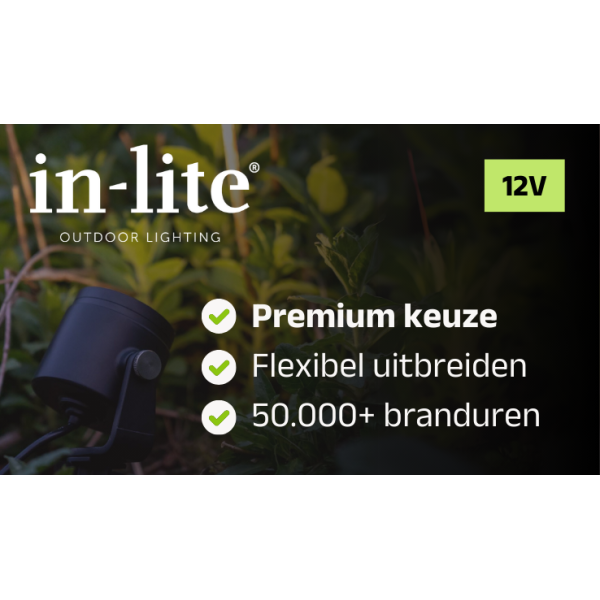 In-lite Grondkabel | 12 Volt | Easy-lock | Veilig | Plug & Play